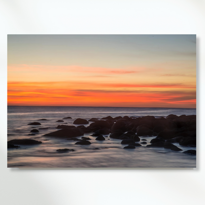 Sunset Over The Ocean