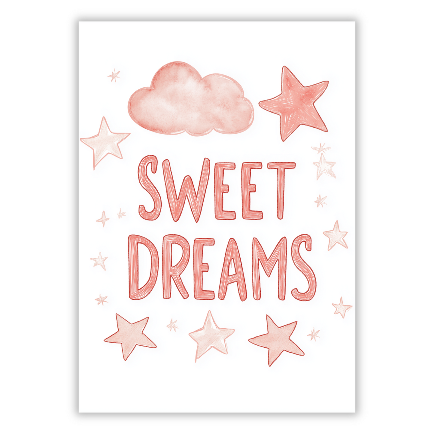 Sweet Dreams Canvas Wall Art Print