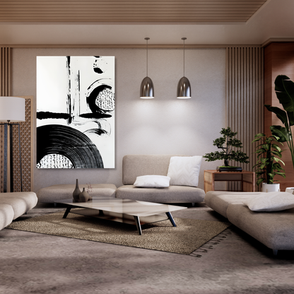 The Pulse Abstract Wall Art Canvas Print