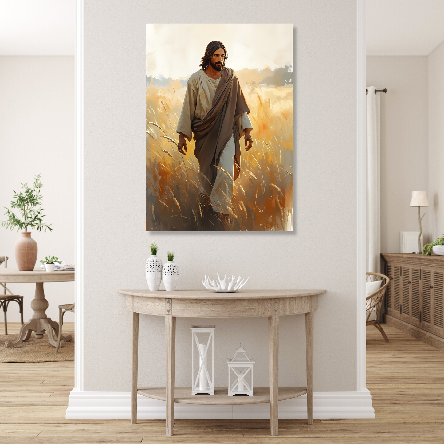 The Quiet Saviour Wall Art Canvas Print
