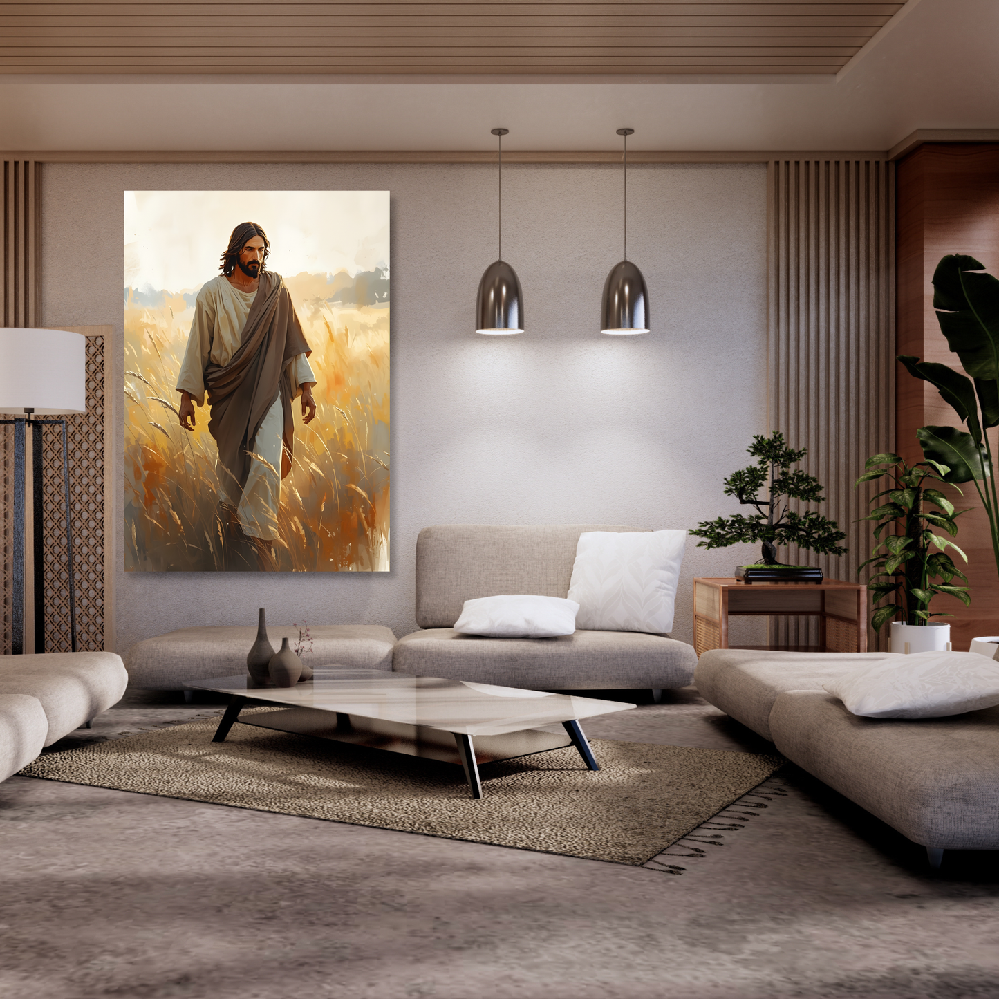 The Quiet Saviour Wall Art Canvas Print