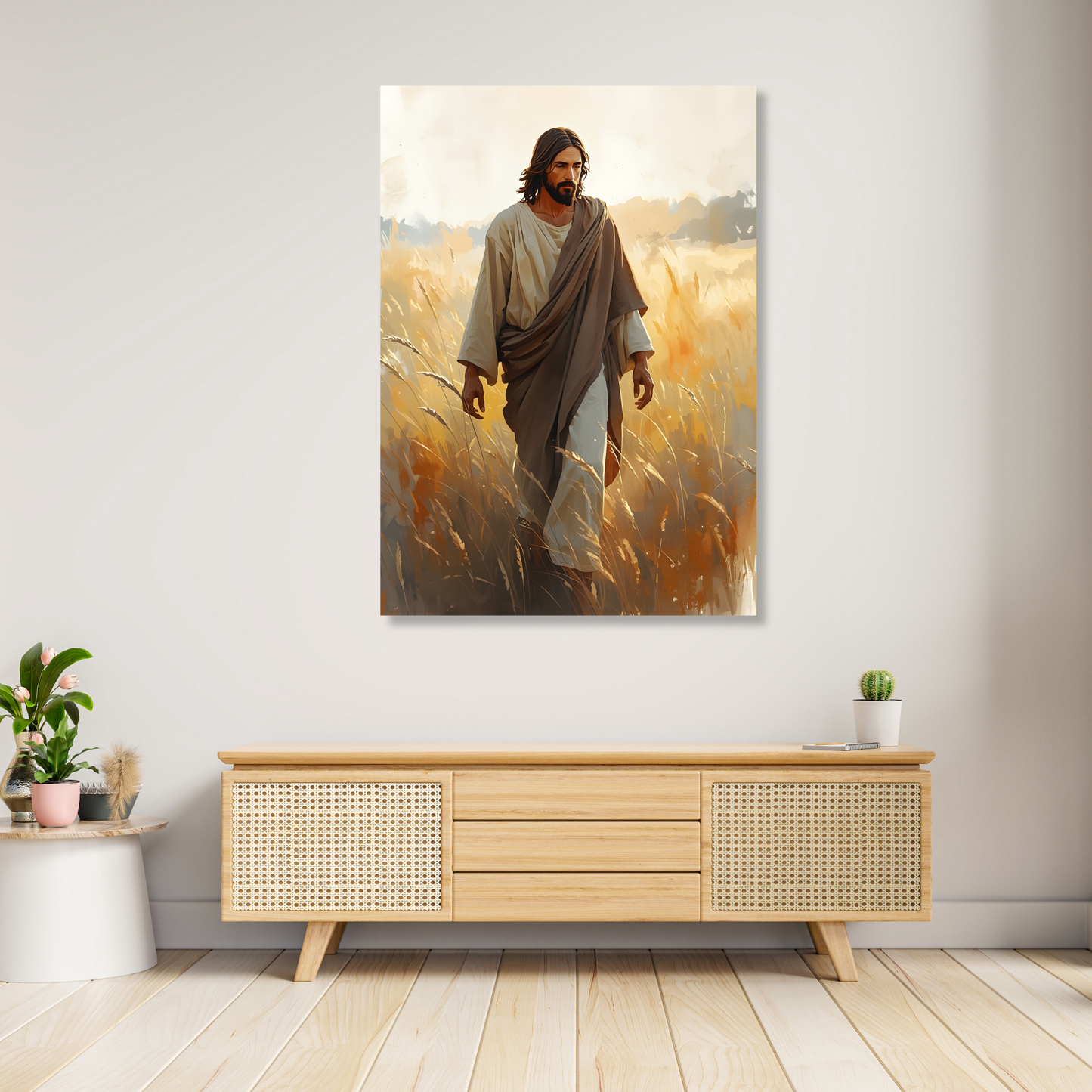 The Quiet Saviour Wall Art Canvas Print