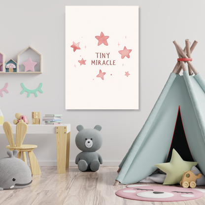 Tiny Miracle Canvas Wall Art Print