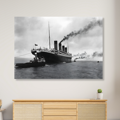 Titanic Being Towed