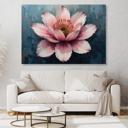 Tropical Petals Floral Wall Art Canvas Print