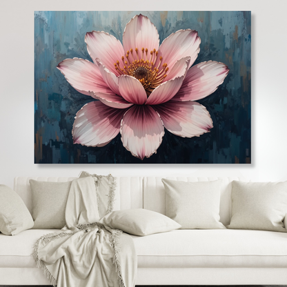 Tropical Petals Floral Wall Art Canvas Print