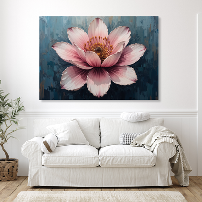 Tropical Petals Floral Wall Art Canvas Print