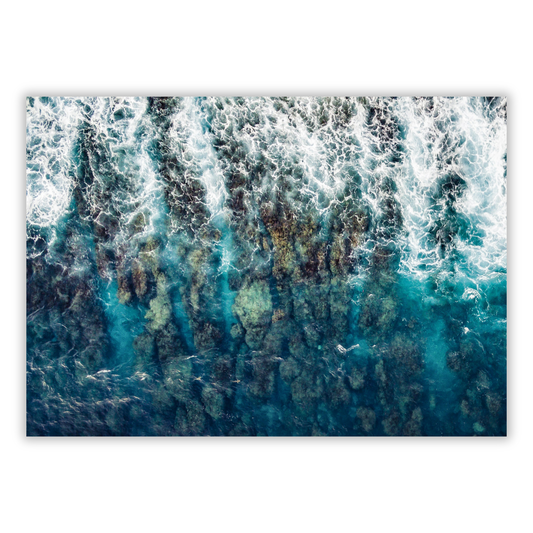 Turquoise Wash Wall Art Canvas Print