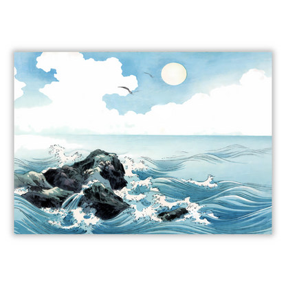Uehara Konen - Ocean Waves At Kojima Island