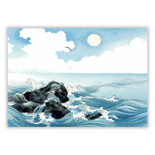 Uehara Konen - Ocean Waves At Kojima Island