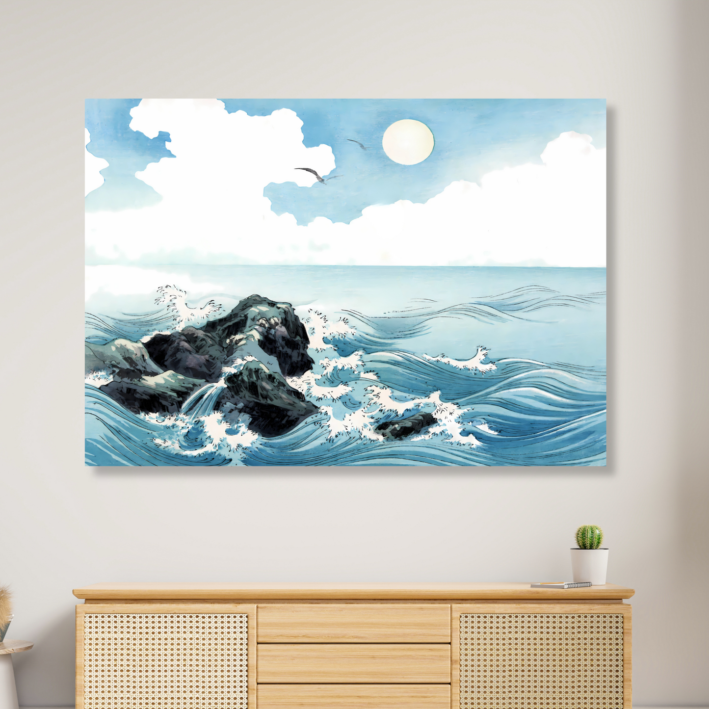 Uehara Konen - Ocean Waves At Kojima Island