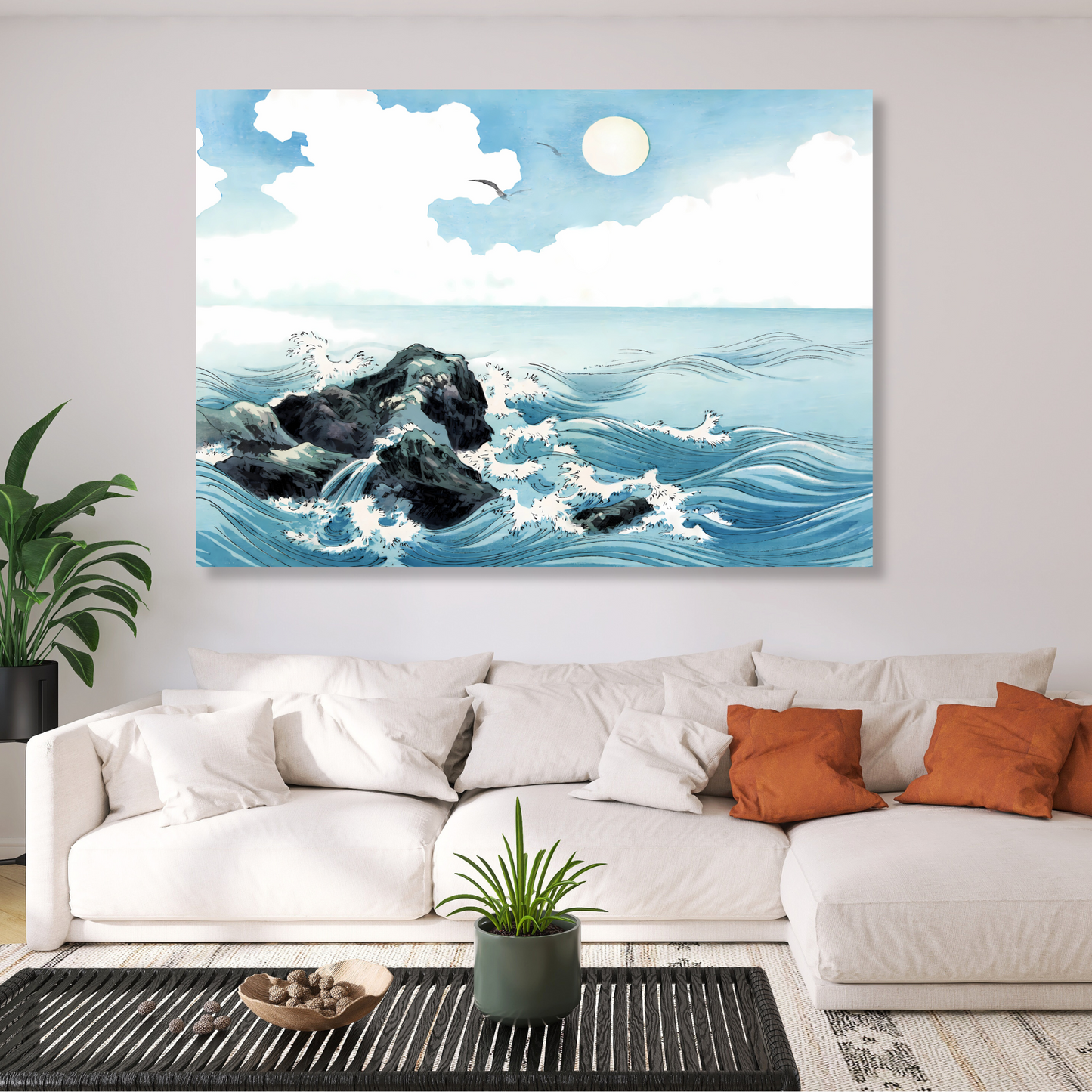 Uehara Konen - Ocean Waves At Kojima Island