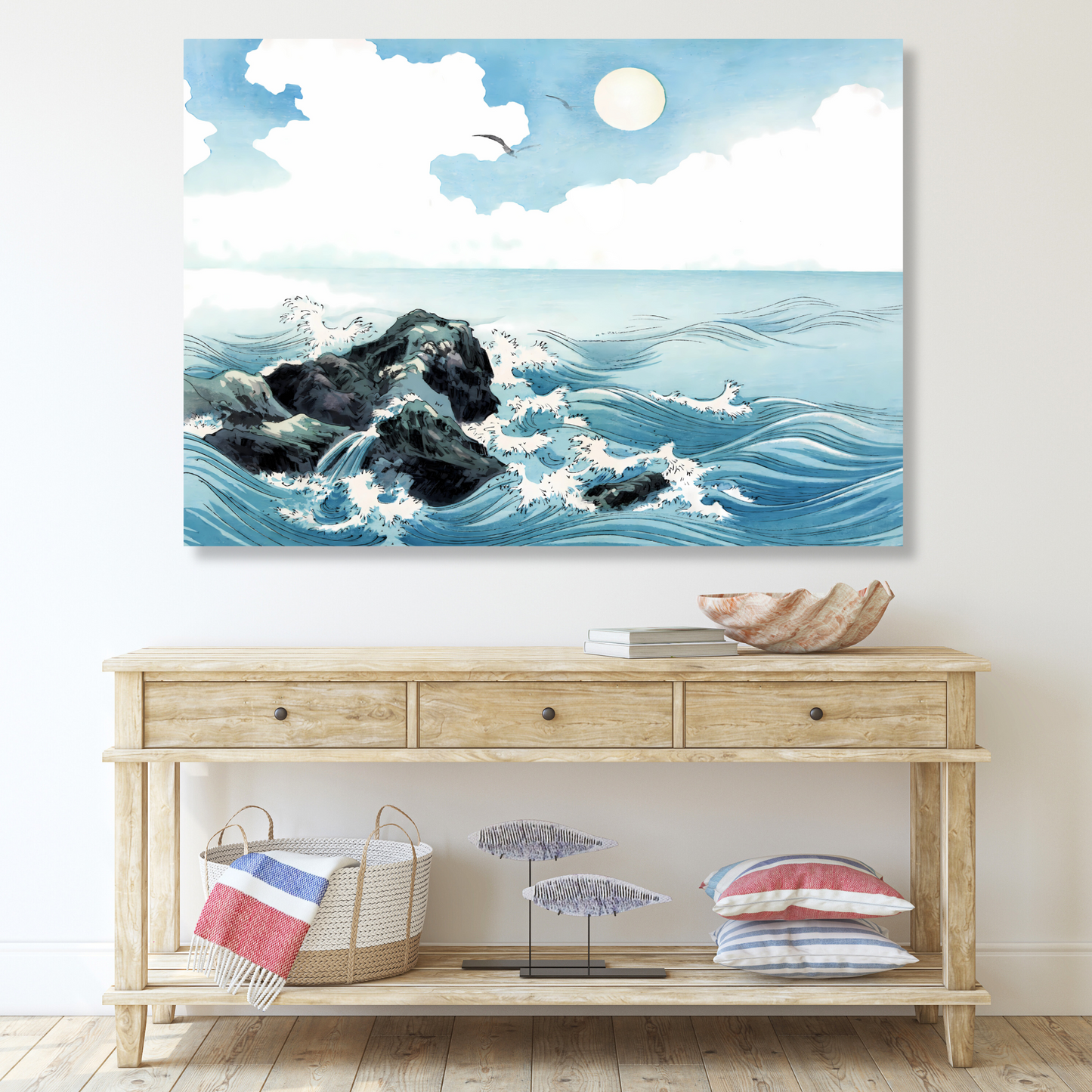 Uehara Konen - Ocean Waves At Kojima Island