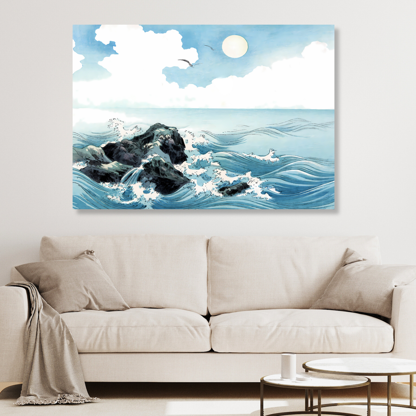 Uehara Konen - Ocean Waves At Kojima Island