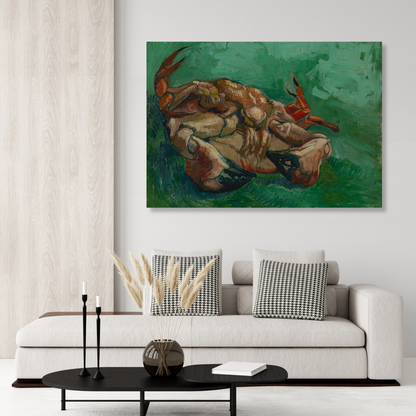Vincent Van Gogh - Crustacean Lying On His Back (Crab) Wall Art Canvas Print