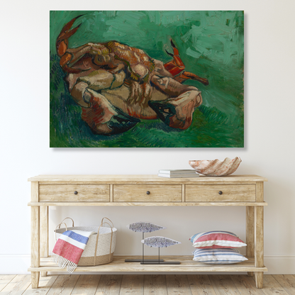 Vincent Van Gogh - Crustacean Lying On His Back (Crab) Wall Art Canvas Print