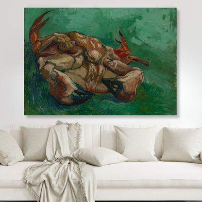 Vincent Van Gogh - Crustacean Lying On His Back (Crab) Wall Art Canvas Print