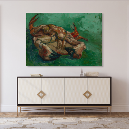 Vincent Van Gogh - Crustacean Lying On His Back (Crab) Wall Art Canvas Print
