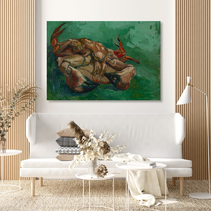 Vincent Van Gogh - Crustacean Lying On His Back (Crab) Wall Art Canvas Print