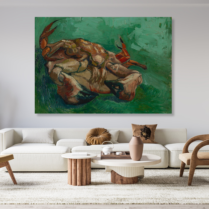 Vincent Van Gogh - Crustacean Lying On His Back (Crab) Wall Art Canvas Print