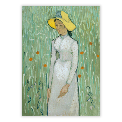 Vincent Van Gogh - Girl In White Wall Art Canvas Print