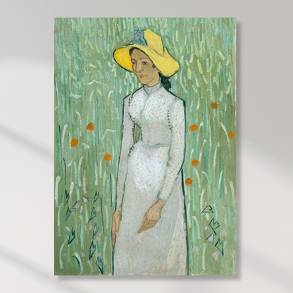 Vincent Van Gogh - Girl In White Wall Art Canvas Print