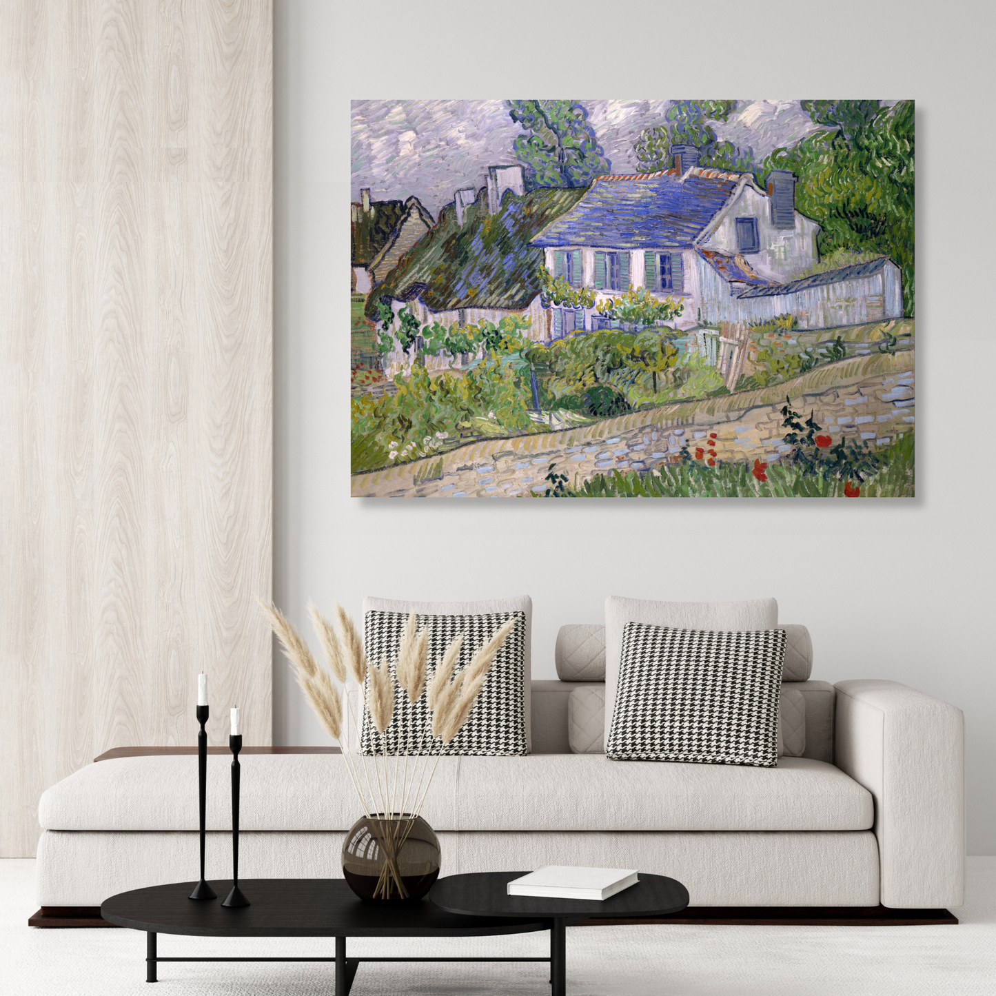 Vincent Van Gogh - House At Auvers Wall Art Canvas Print