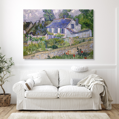 Vincent Van Gogh - House At Auvers Wall Art Canvas Print