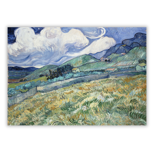 Vincent Van Gogh - Landscape From Saint Remy Wall Art Canvas Print
