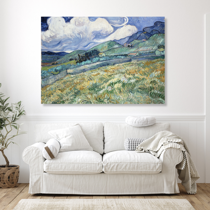 Vincent Van Gogh - Landscape From Saint Remy Wall Art Canvas Print