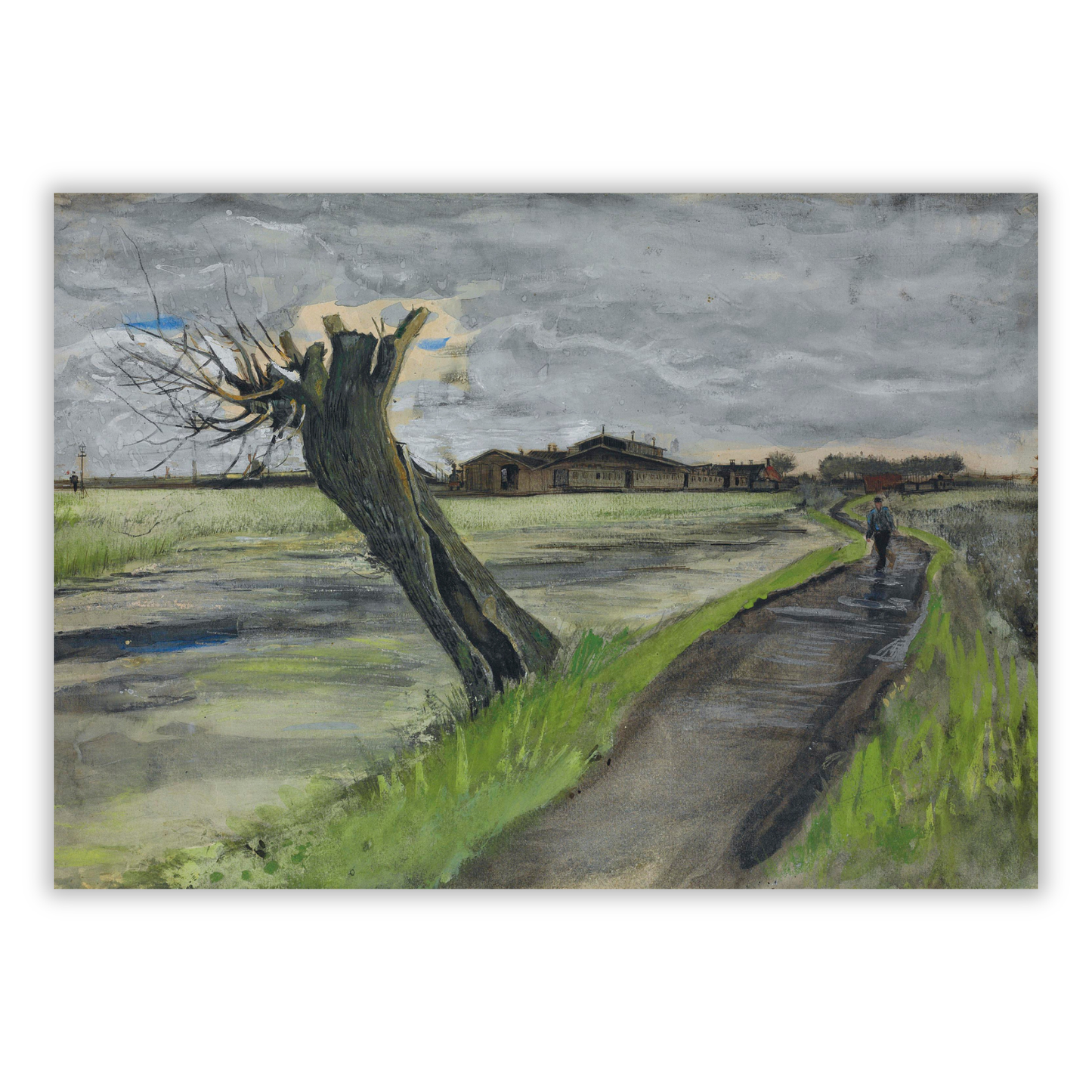 Vincent Van Gogh - Pollard Willow Wall Art Canvas Print