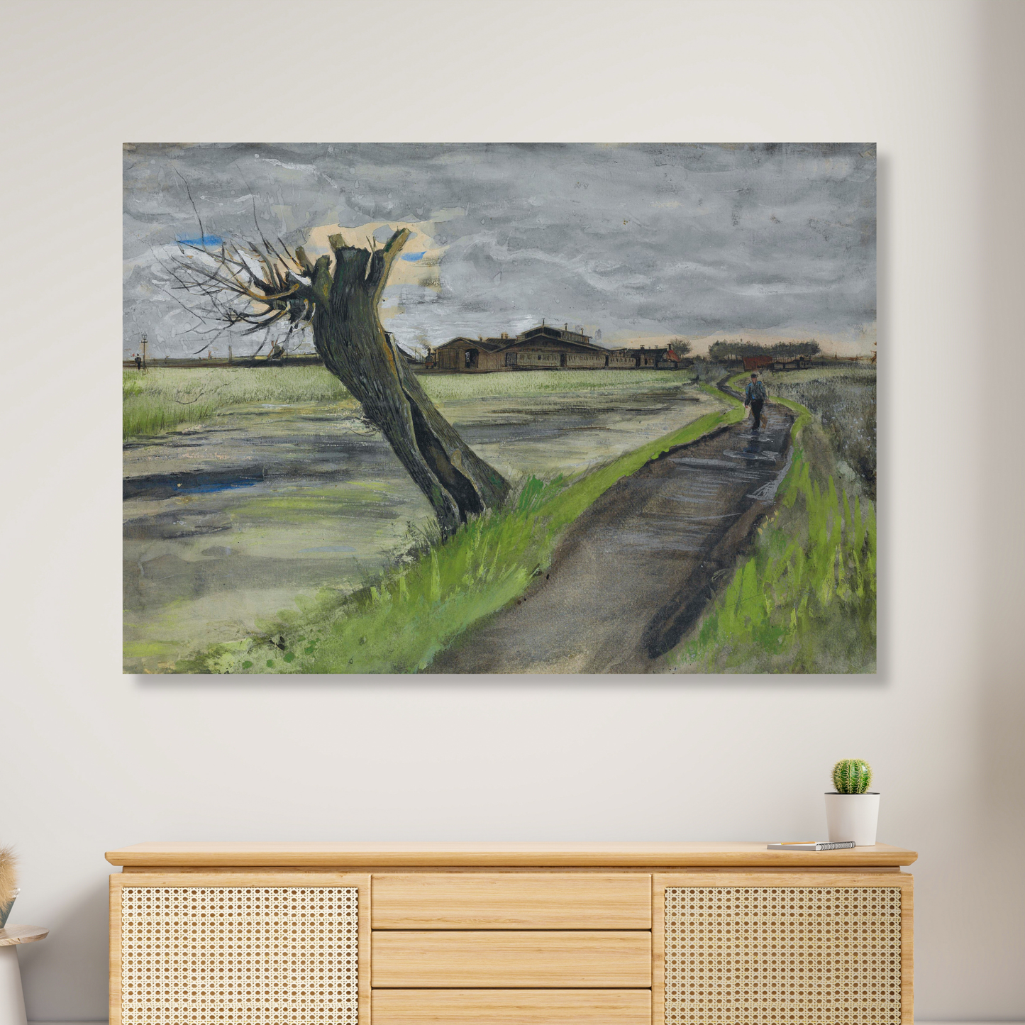 Vincent Van Gogh - Pollard Willow Wall Art Canvas Print