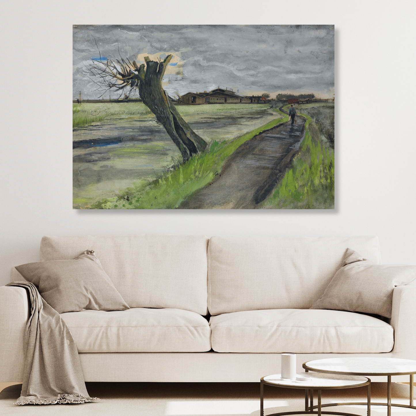 Vincent Van Gogh - Pollard Willow Wall Art Canvas Print