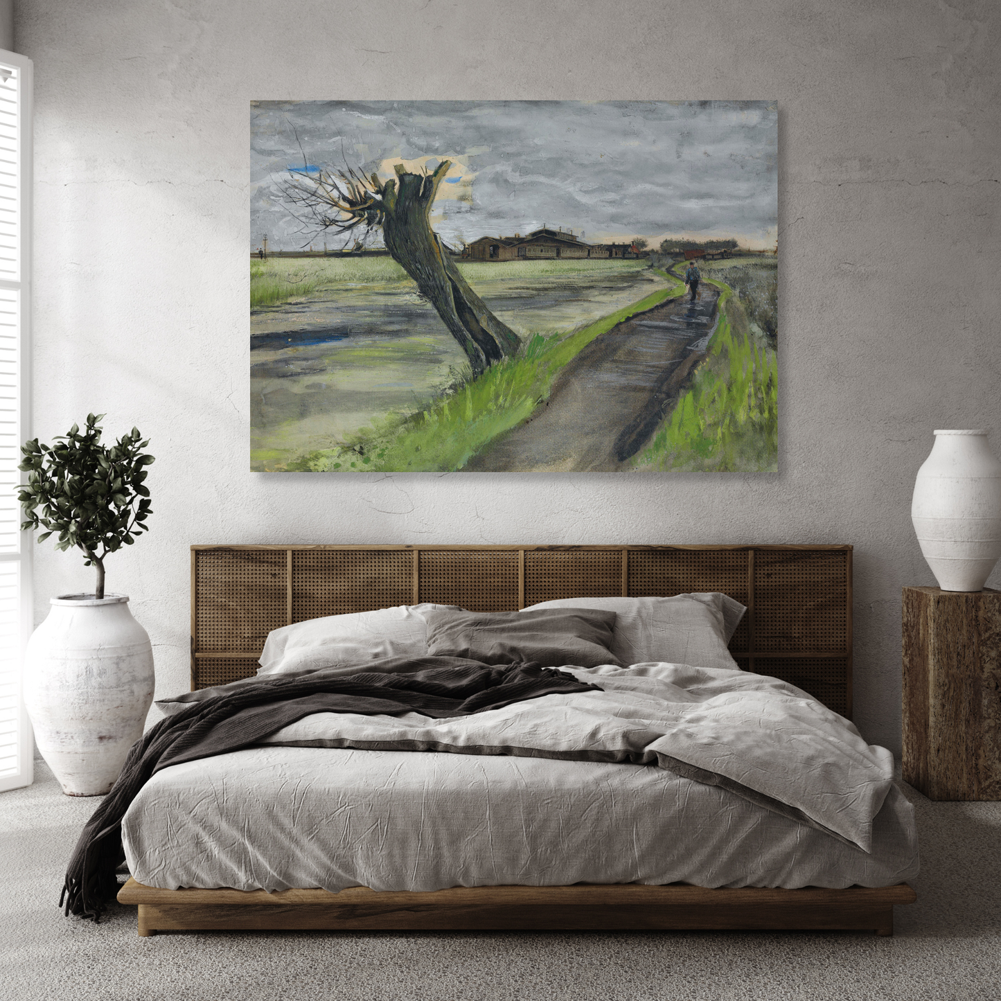 Vincent Van Gogh - Pollard Willow Wall Art Canvas Print