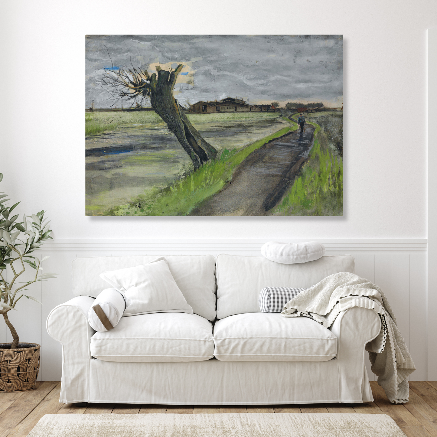 Vincent Van Gogh - Pollard Willow Wall Art Canvas Print