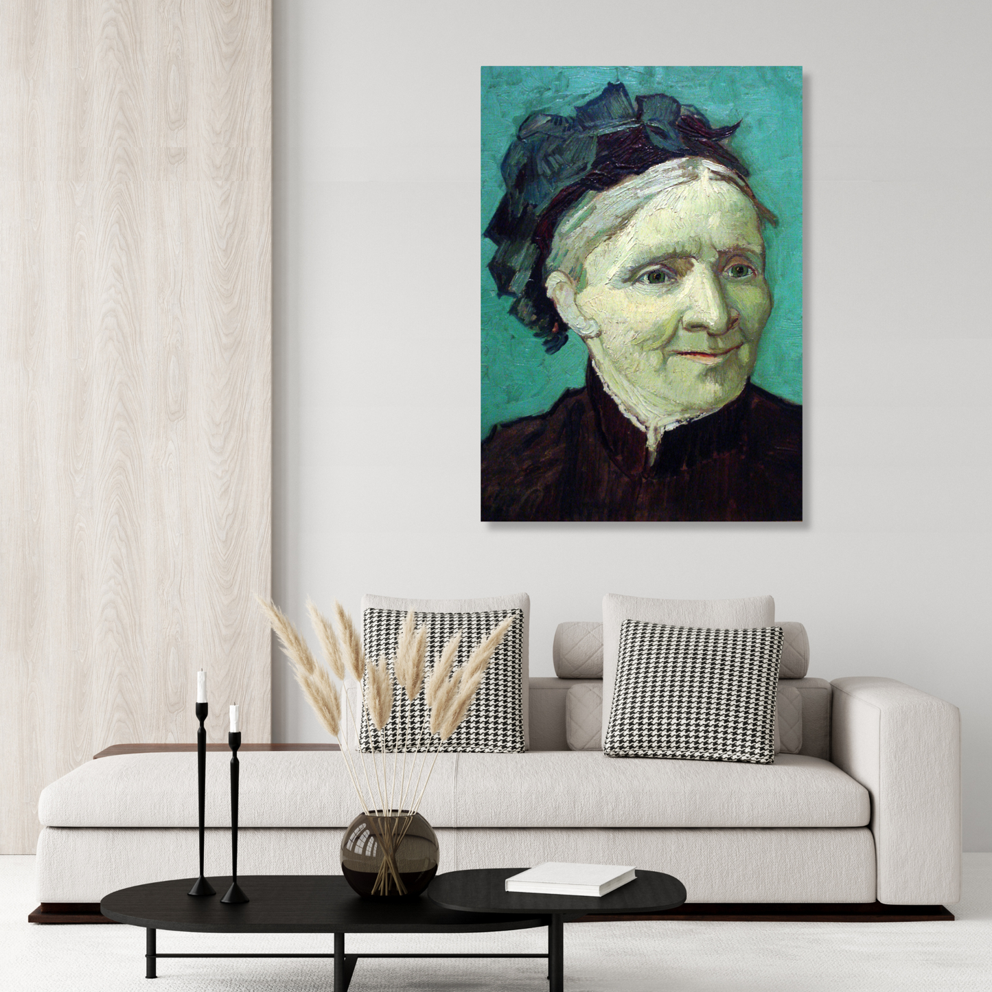 Vincent Van Gogh - Portrait Of The Artists Mother Wall Art Canvas Print