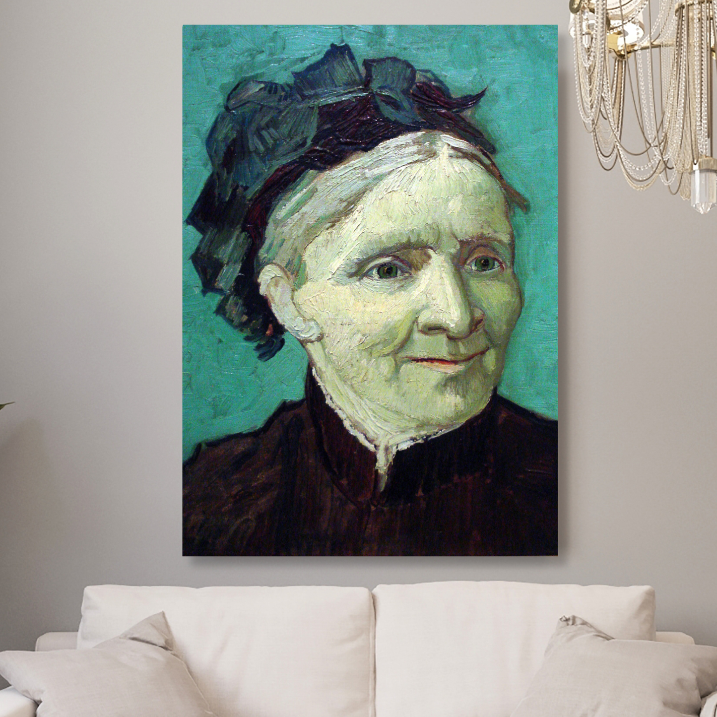 Vincent Van Gogh - Portrait Of The Artists Mother Wall Art Canvas Print