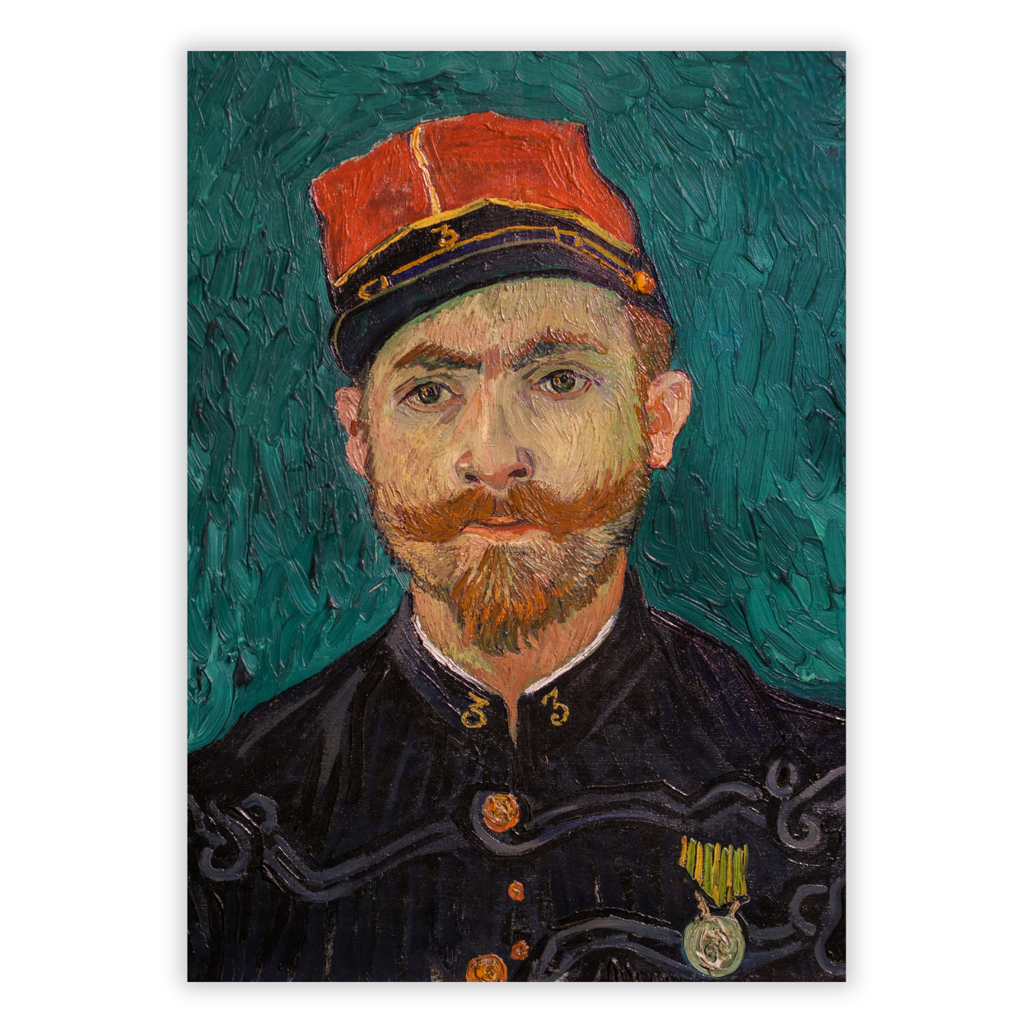 Vincent Van Gogh - Portrait of Paul Eugene Millet Wall Art Canvas Print