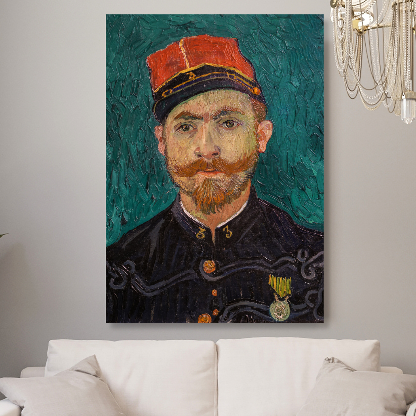 Vincent Van Gogh - Portrait of Paul Eugene Millet Wall Art Canvas Print