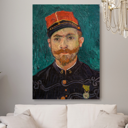 Vincent Van Gogh - Portrait of Paul Eugene Millet Wall Art Canvas Print