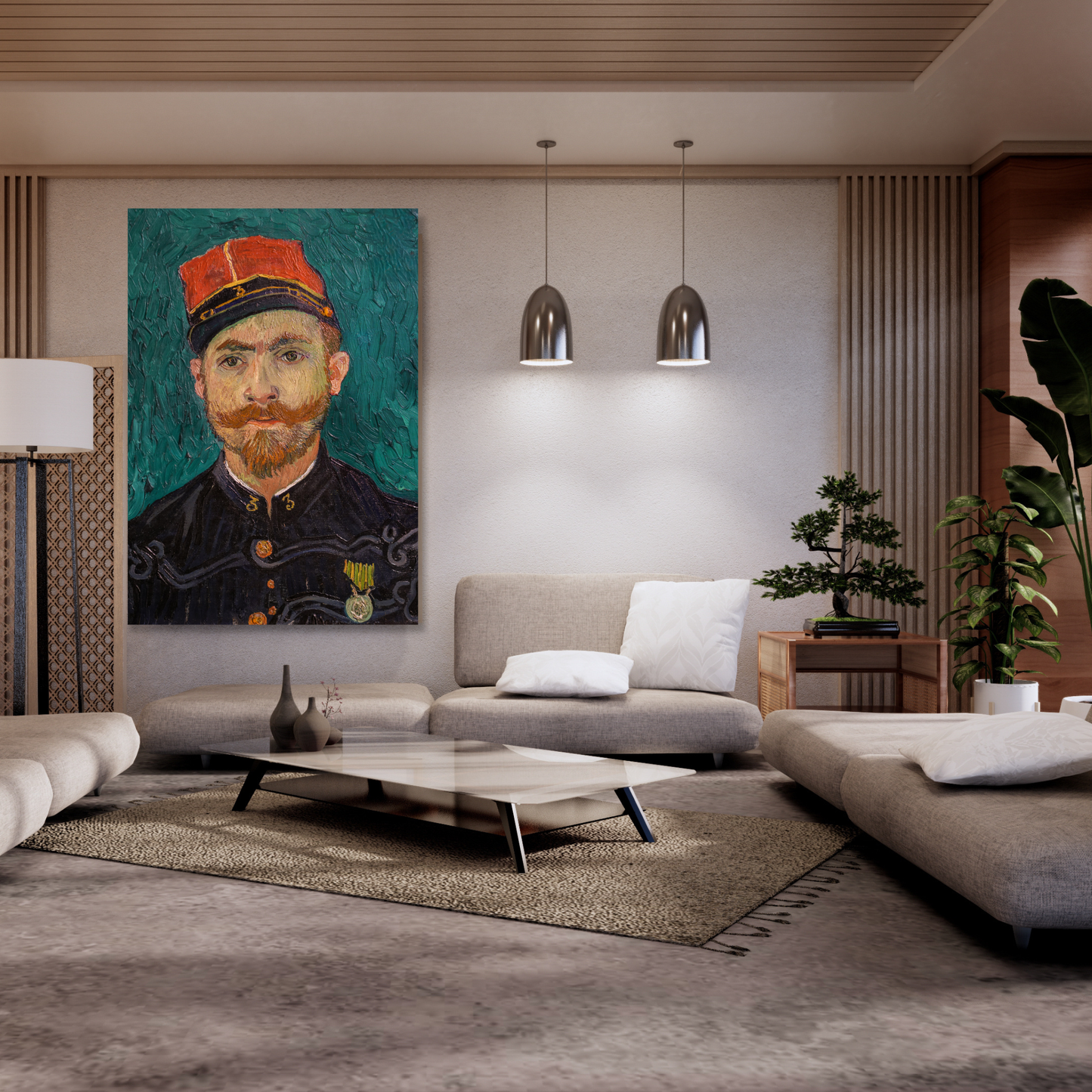 Vincent Van Gogh - Portrait of Paul Eugene Millet Wall Art Canvas Print