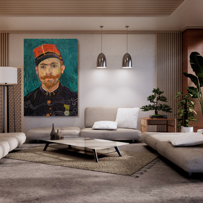 Vincent Van Gogh - Portrait of Paul Eugene Millet Wall Art Canvas Print