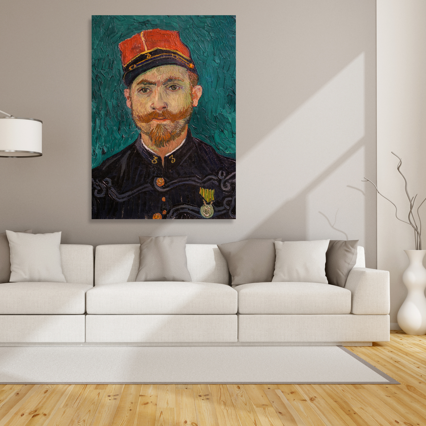 Vincent Van Gogh - Portrait of Paul Eugene Millet Wall Art Canvas Print