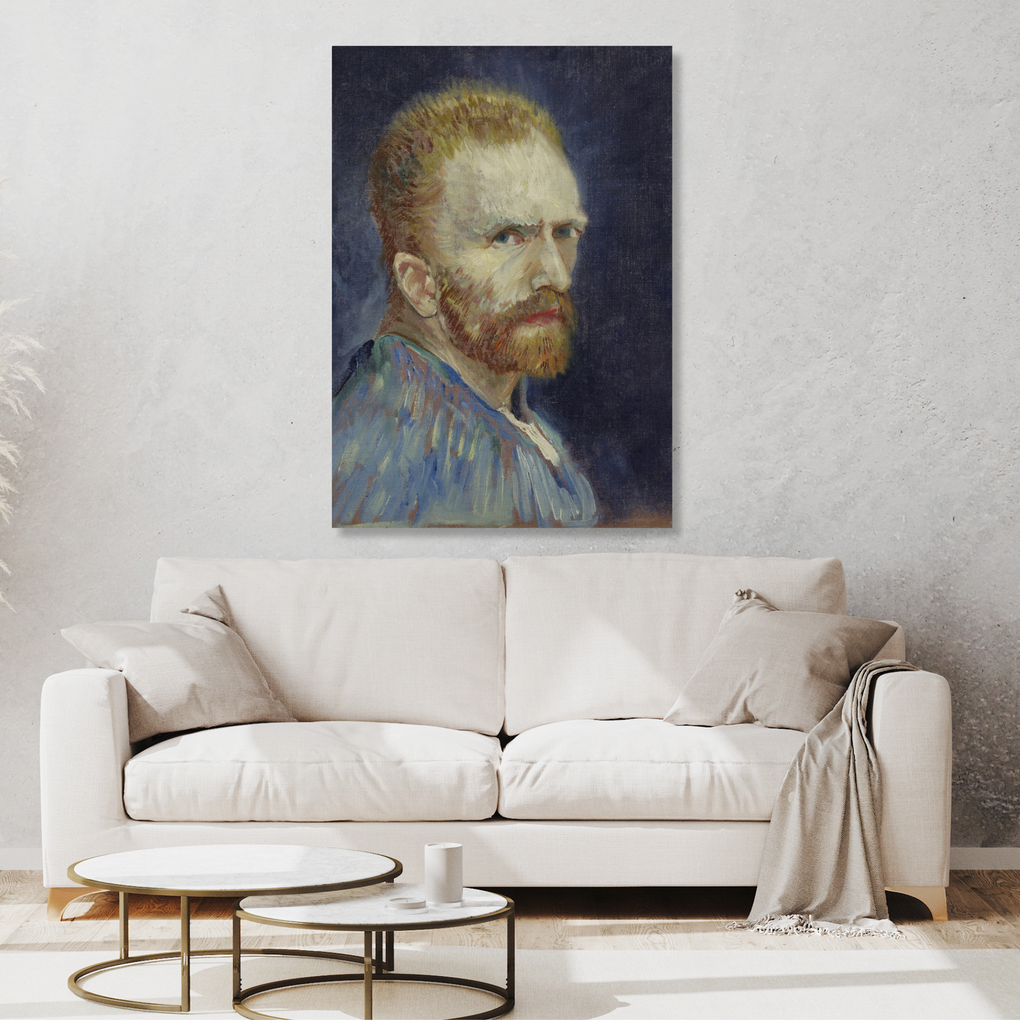 Vincent Van Gogh - Self-Portrait Wall Art Canvas Print