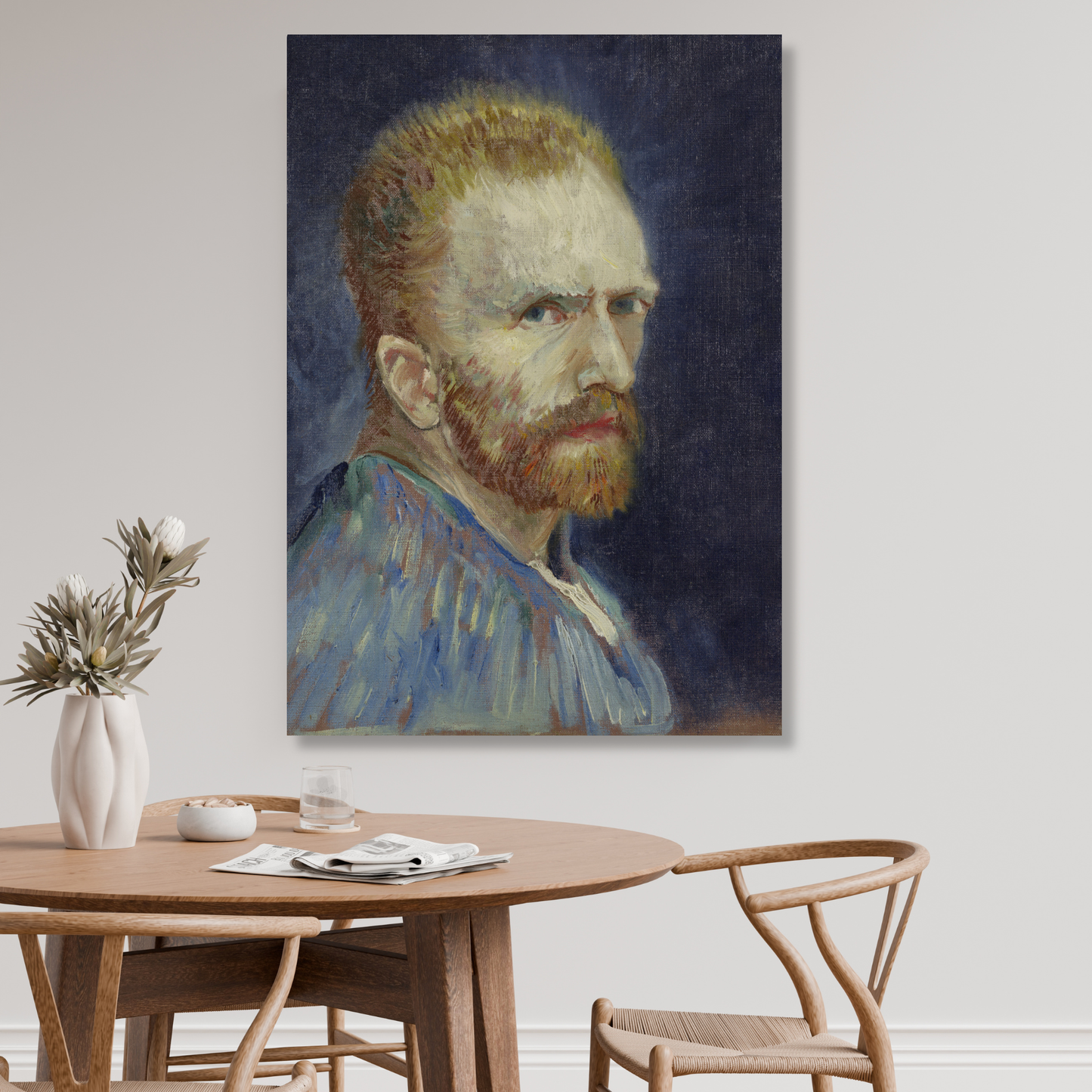 Vincent Van Gogh - Self-Portrait Wall Art Canvas Print