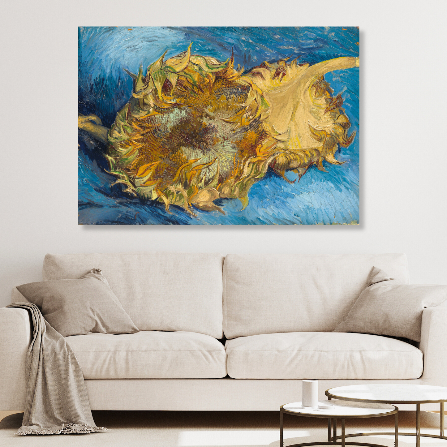 Vincent Van Gogh - Sunflowers Wall Art Canvas Print