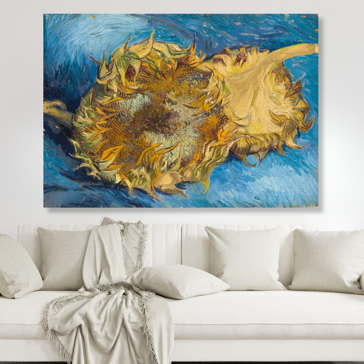 Vincent Van Gogh - Sunflowers Wall Art Canvas Print
