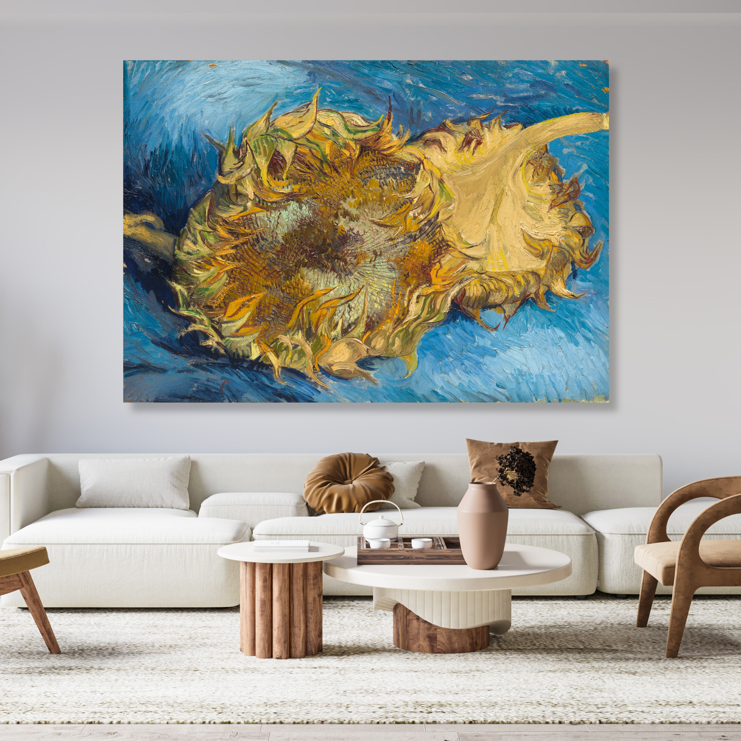 Vincent Van Gogh - Sunflowers Wall Art Canvas Print