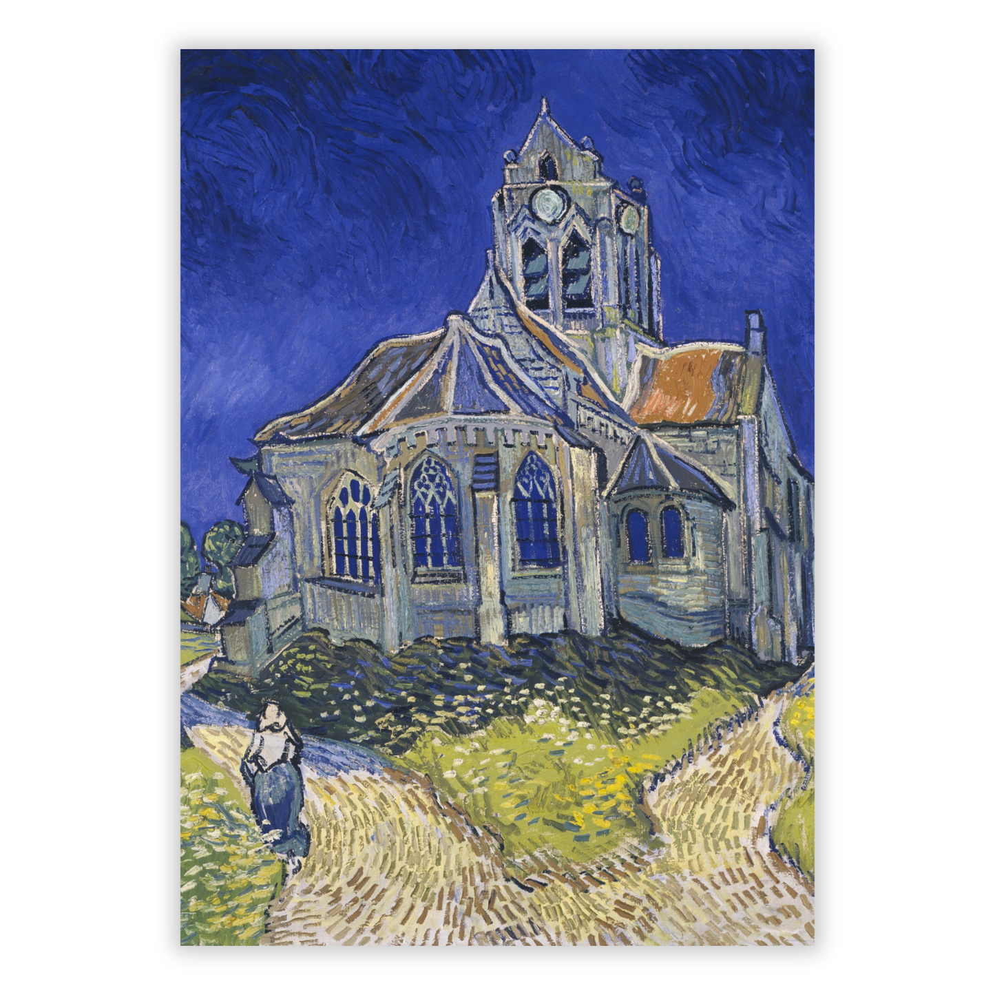 Vincent Van Gogh - The Church at Auvers Wall Art Canvas Print