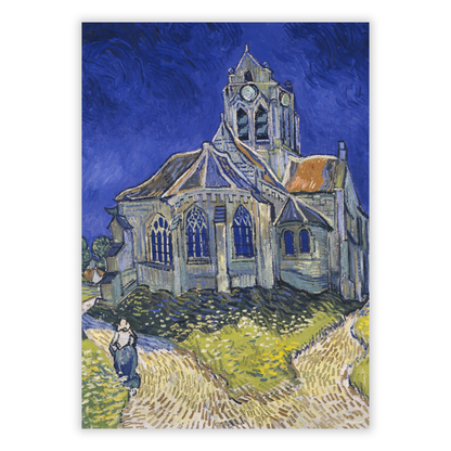 Vincent Van Gogh - The Church at Auvers Wall Art Canvas Print